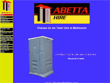Tablet Screenshot of abettahire.com.au